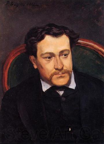 Frederic Bazille Portrait of Edouard Blau